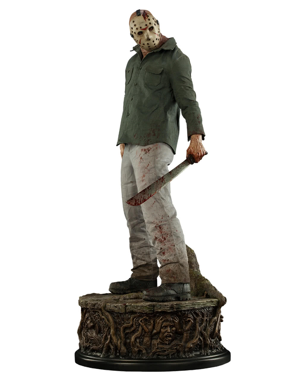 female jason voorhees statue