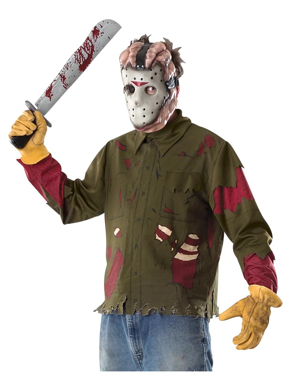 Jason Voorhees Friday the 13th Serial Killer Fancy Dress Halloween Adult Costume