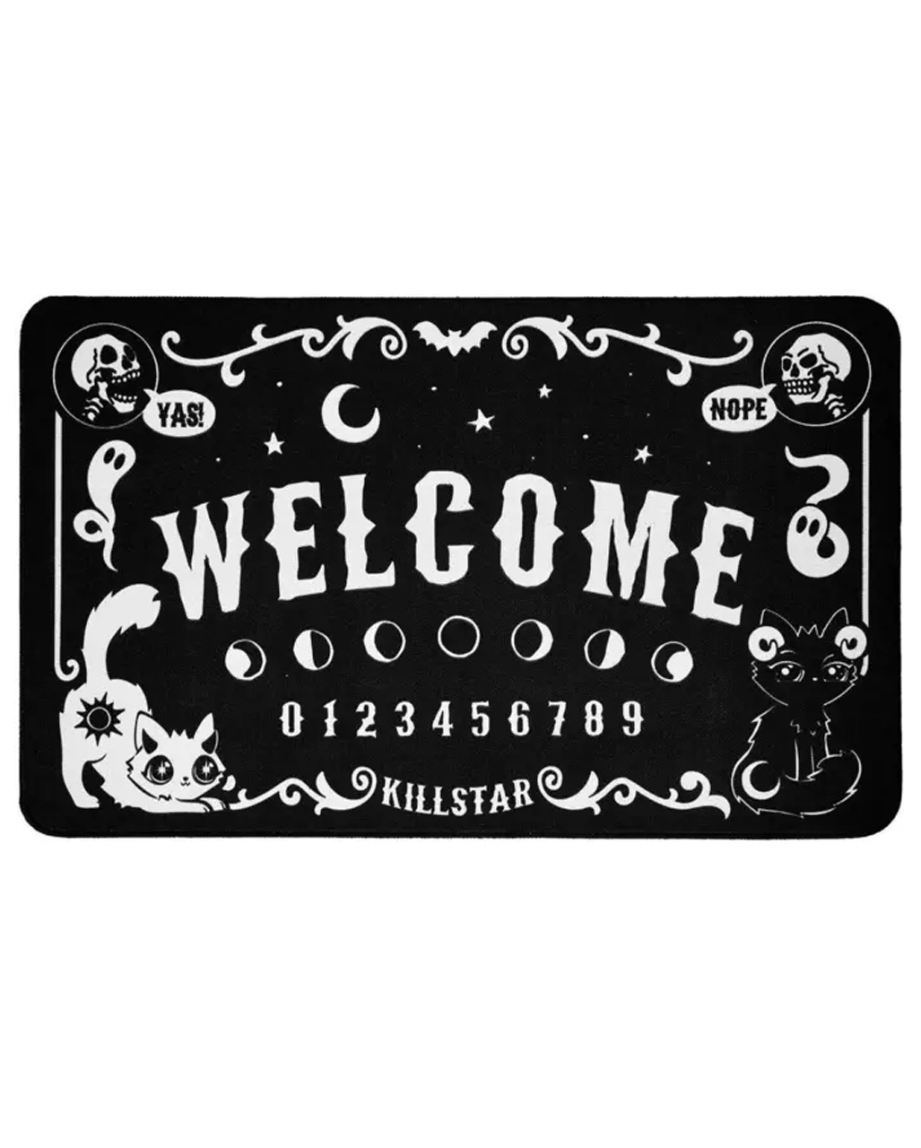 Killstar Cute & Spooky Ouija Spirit Board Welcome Gothic Punk Doormat KSRA002272 