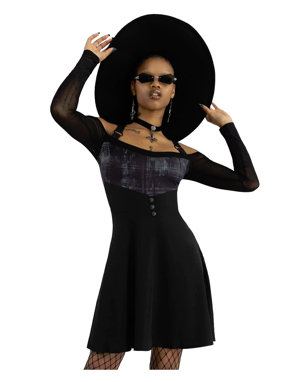 knee length dresses for ladies Bellflora Mesh Dress main image 0