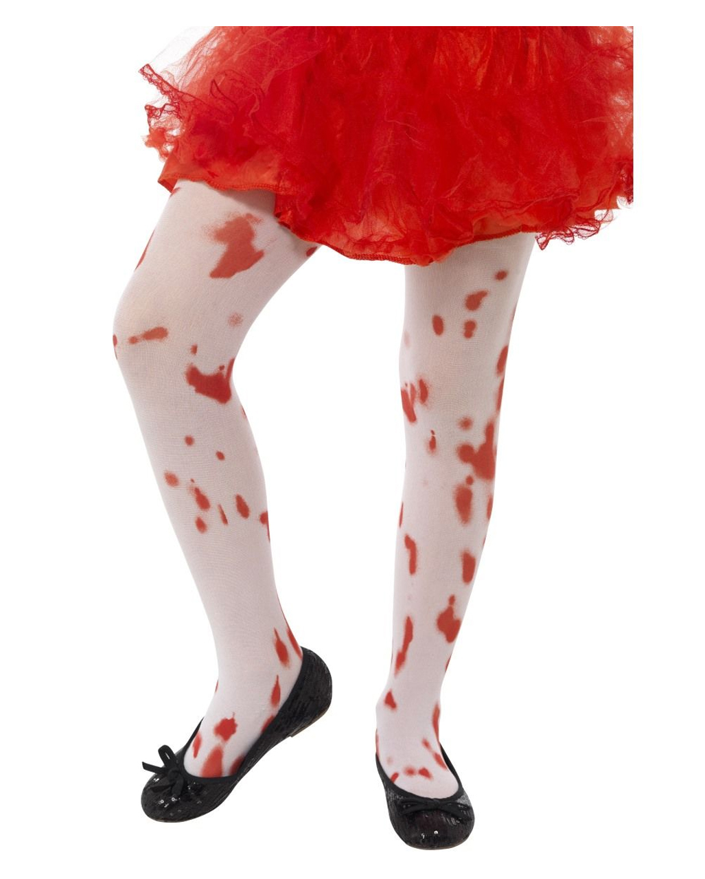 White Bloody Tights Halloween Zombie Horror Fancy Dress Costume Accessory 