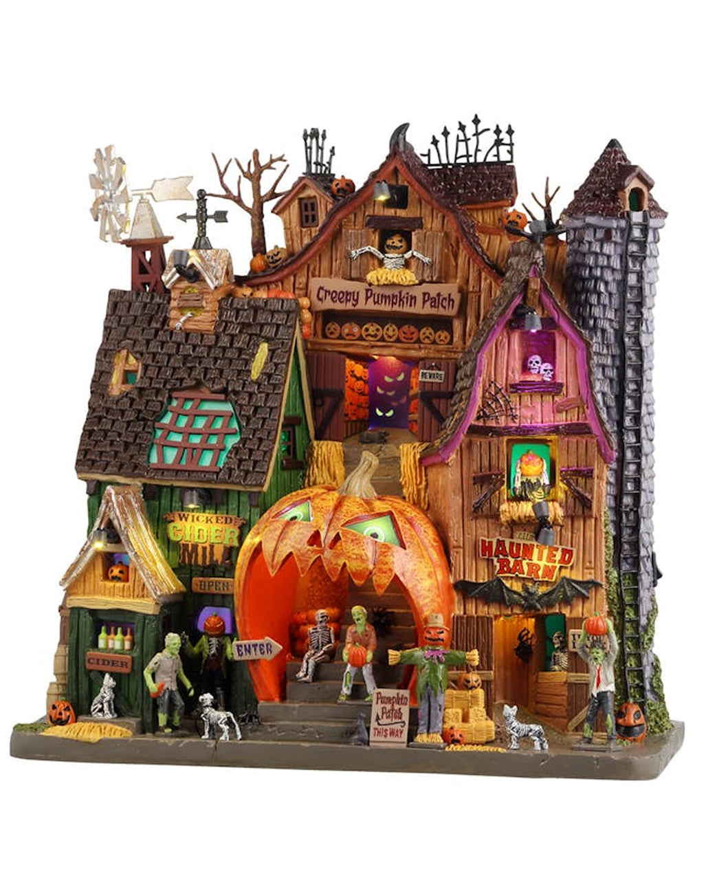 Lemax Spooky Town - Creepy Pumpkin Patch for Halloween | Horror-Shop.com