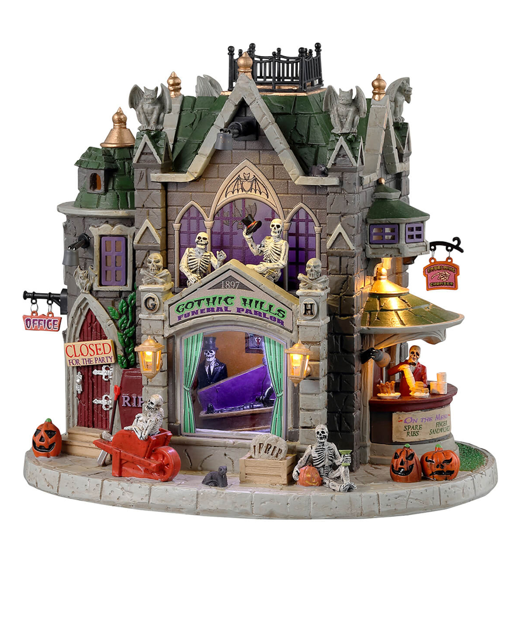 22145 - A Night Out On The Town - Lemax Spooky Town Figurines