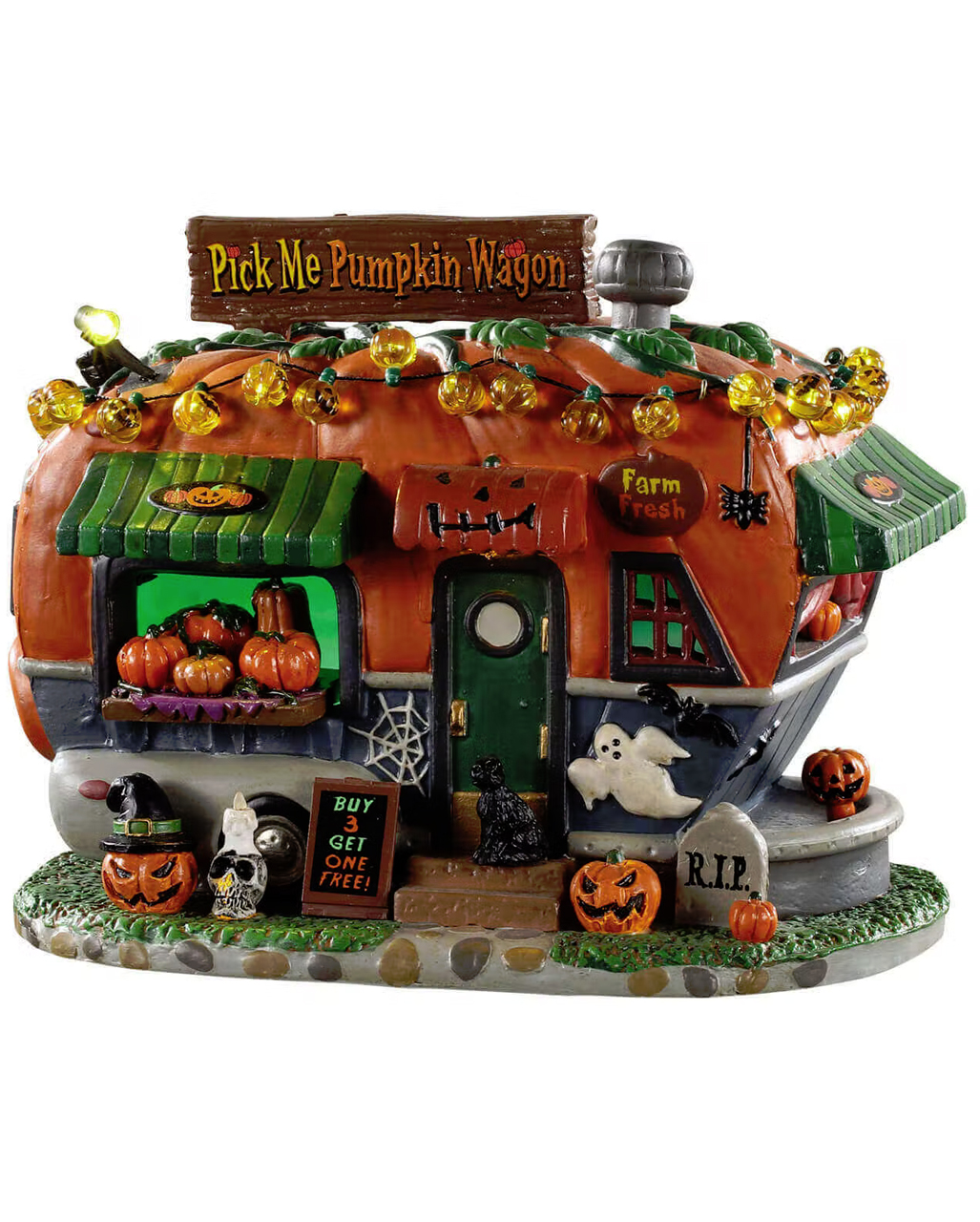 Lemax Spooky Town - Pick Me Pumpkin Wagon ★ Buy | Horror-Shop.com