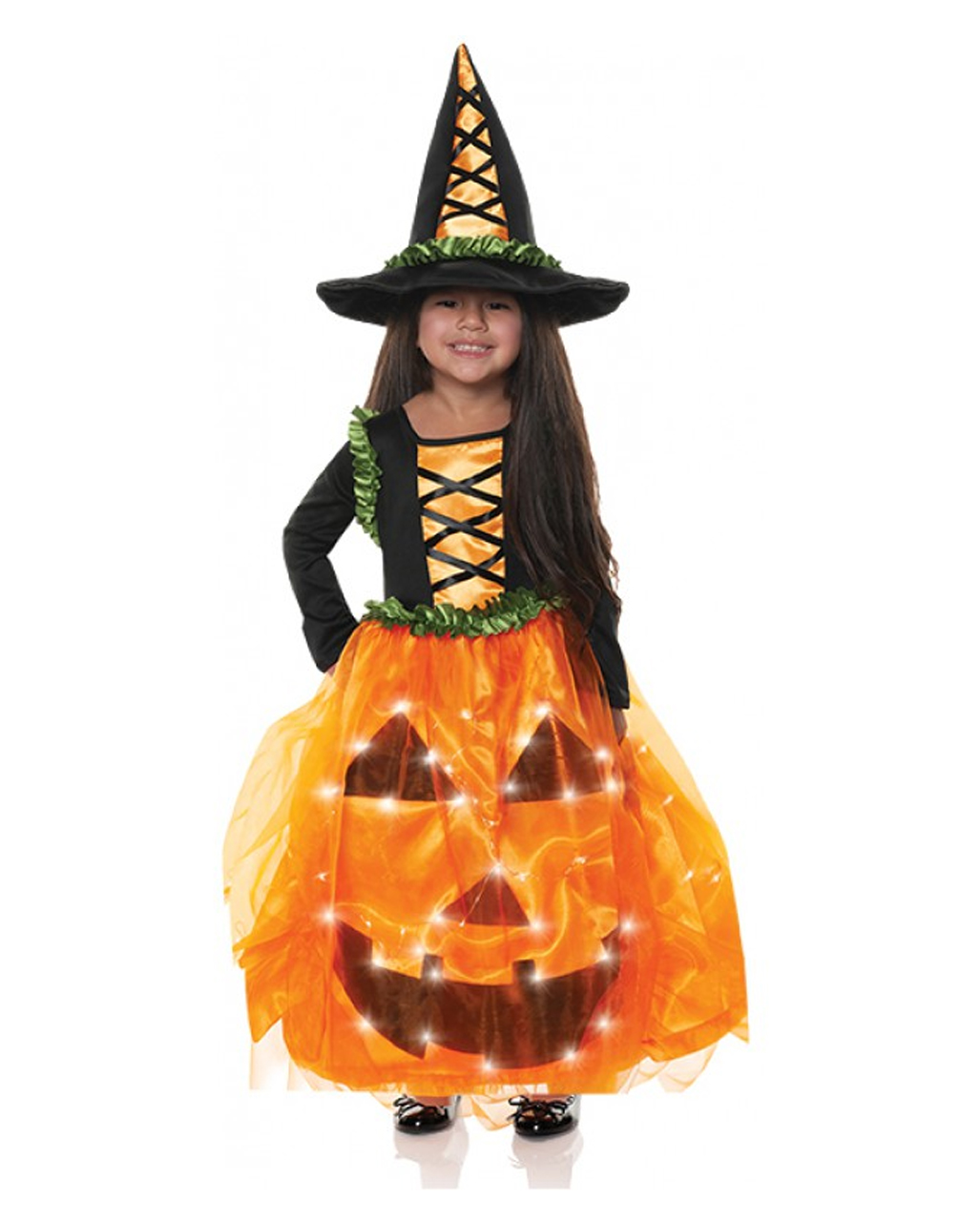 Glowing Pumpkin Princess Kids Costume buy Horror Shop