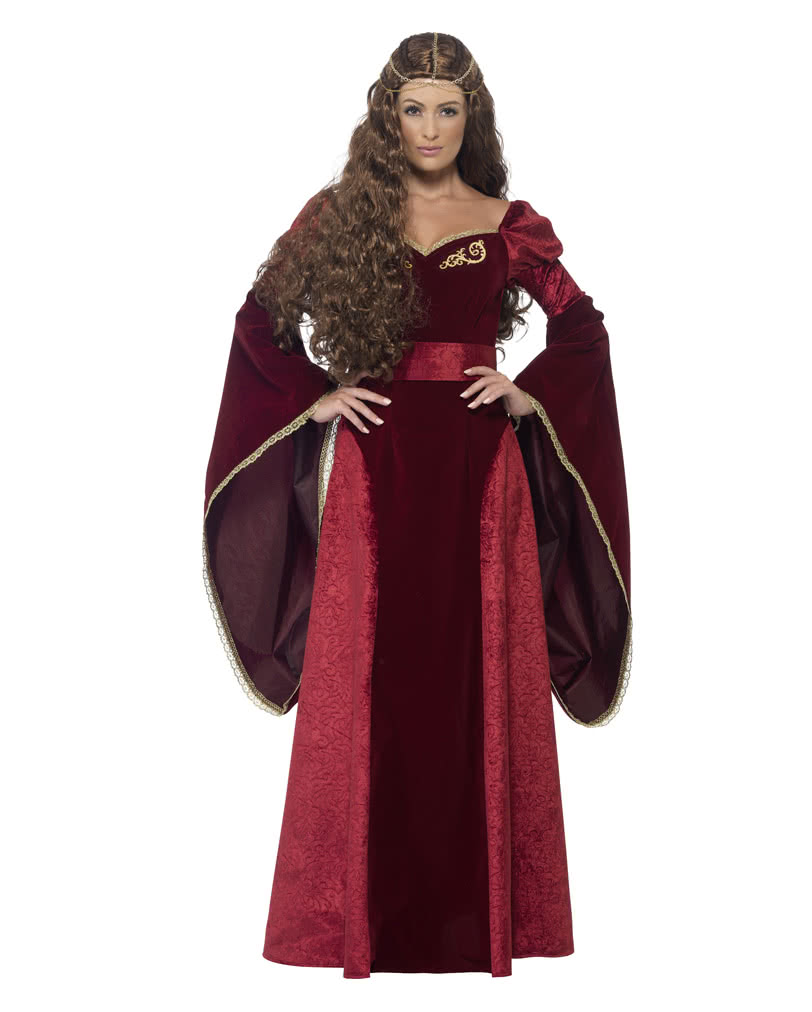 Mittelalter Konigin Kostum Deluxe Plus Size Historische Kostume Kaufen Horror Shop Com