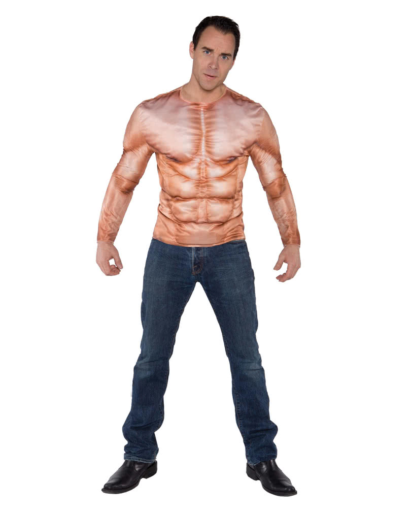Muscleman longsleeve | Upholstered Bodybuilder costume | horror-shop.com