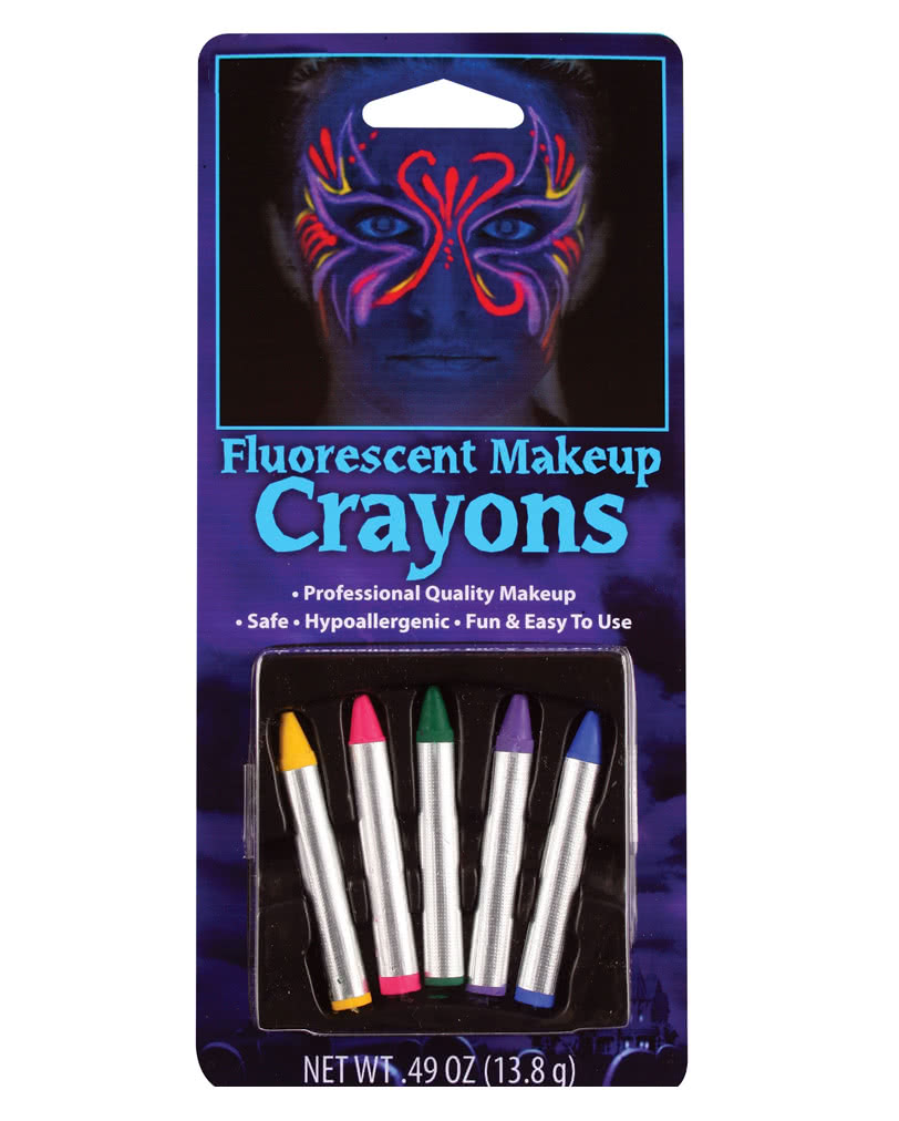 UV up pencils Set | UV Make Up | UV Glow Makeup | Horror-Shop.com
