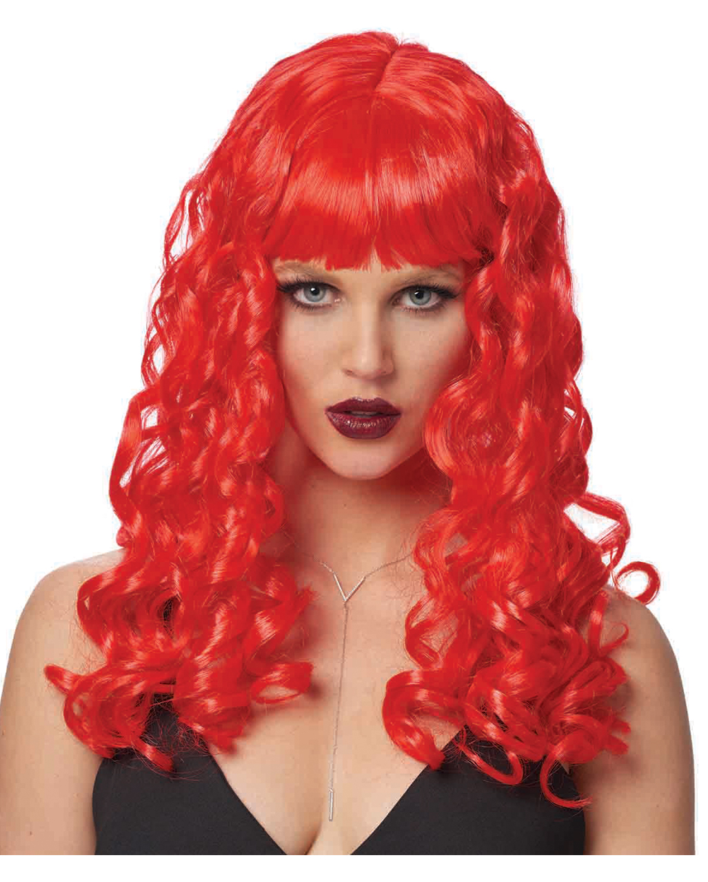 Halloween Wigs Ladies Siren Wig Fancy Dress Accessory Witch Gothic Curly New
