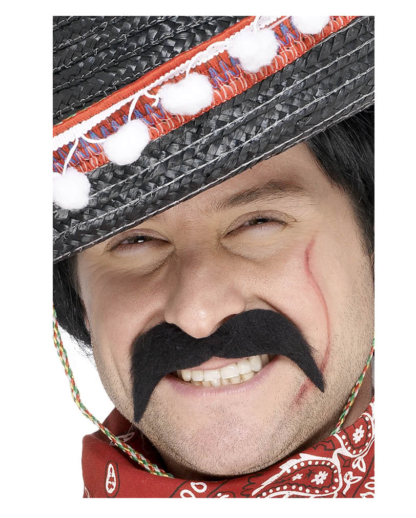 Mustache Bandit Mexican Haired Costume Accessory For The Face Horror Shop C...