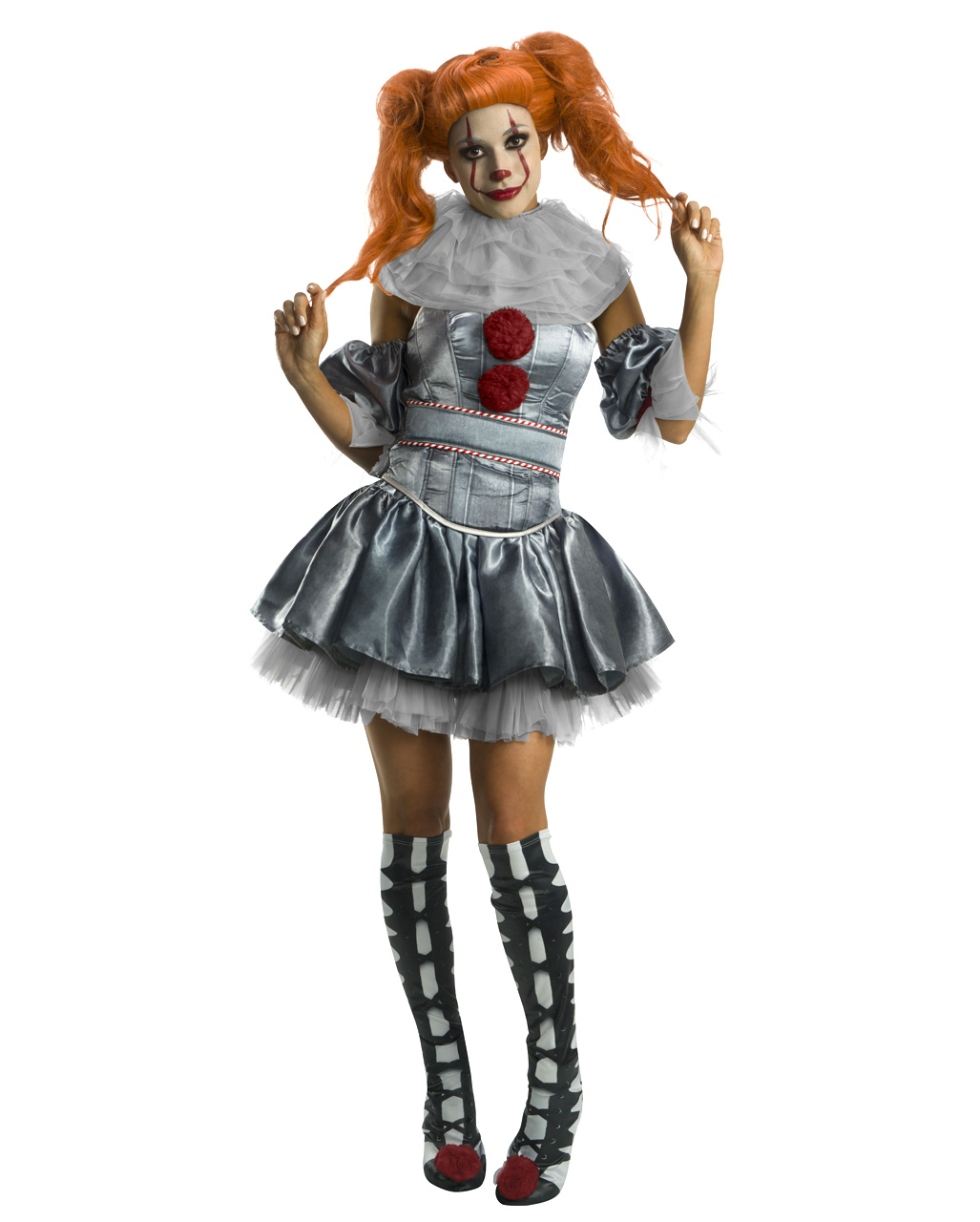 Pennywise IT Ladies Costume as a Halloween costume | Horror-Shop.com