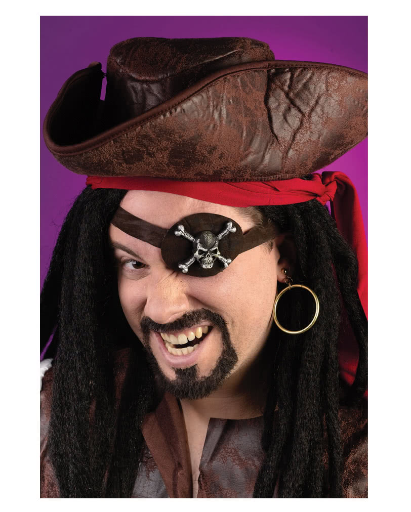 Mens Ladies Pirate Eyepatch Adults Pirates Patch Fancy Dress Accessory 