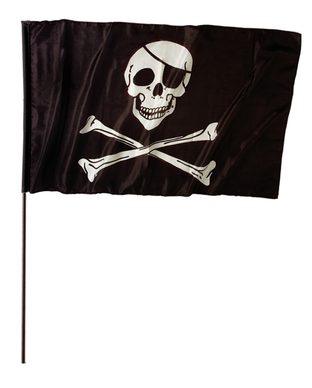 Orl Piratenfahne in schwarz mit weißem Totenkopf Fahne Pirat 
