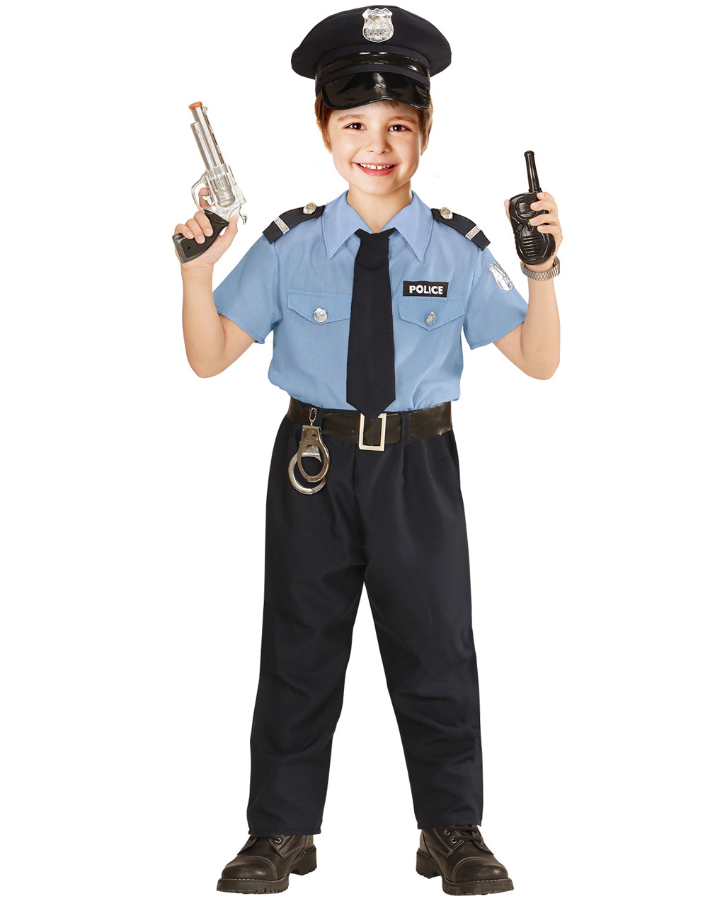 Polizist Kinder Kostüm Polizei Verkleidung zu Karneval Fasching 