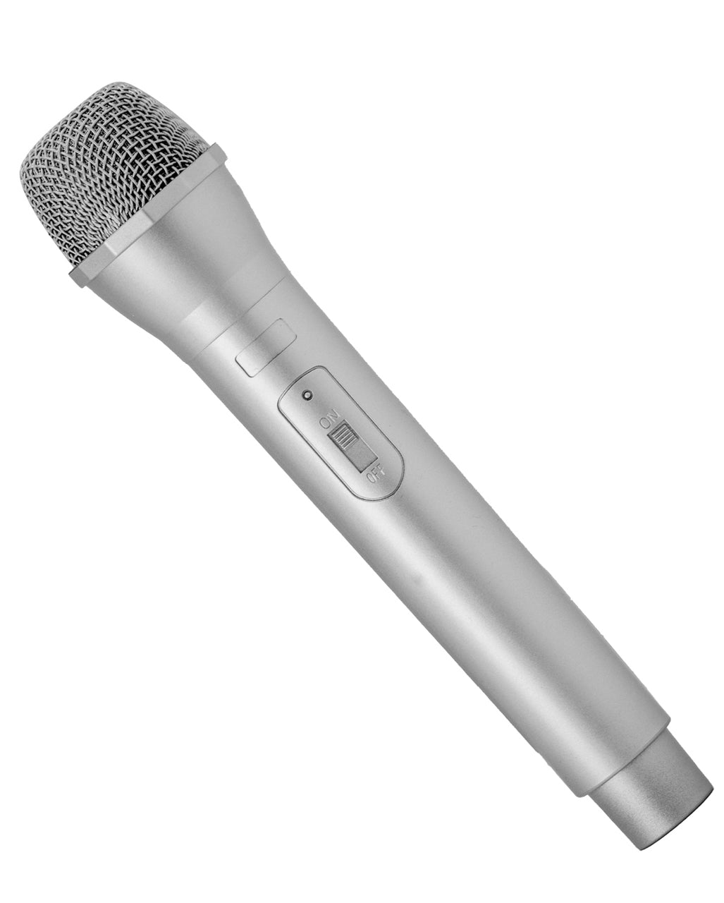Boland Micrófono Popstar Plateado De 23.5 Cm, Accesorio De Plástico Para Disfraces De Carnaval, Karaoke Y
