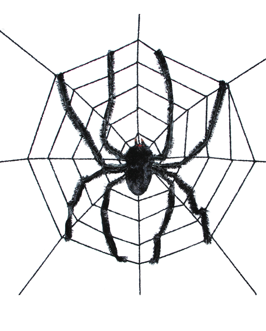 2M Riesen Spinne Tarantula Plüsch Schwarz Halloween Horror Deko Geisterhaus 