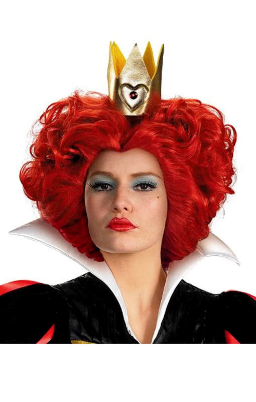 Rote Königin Perücke Alice im Wunderland Perücke
