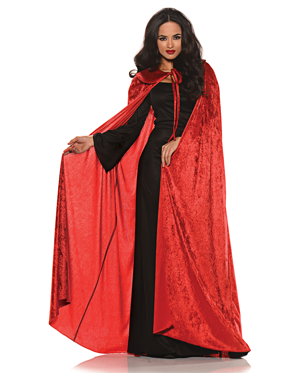 Red Velvet Cape Halloween Costume Accessories Horror