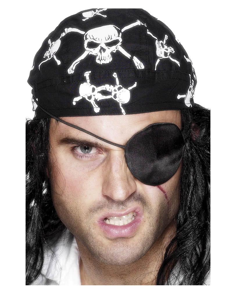 Satin Pirate Eye Patch, Costume accessory for Pirate Party