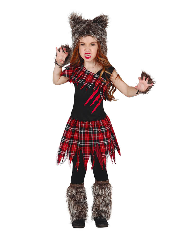 Scottish Wolf Girl Child Costume | Creepy Halloween costume for girls ...