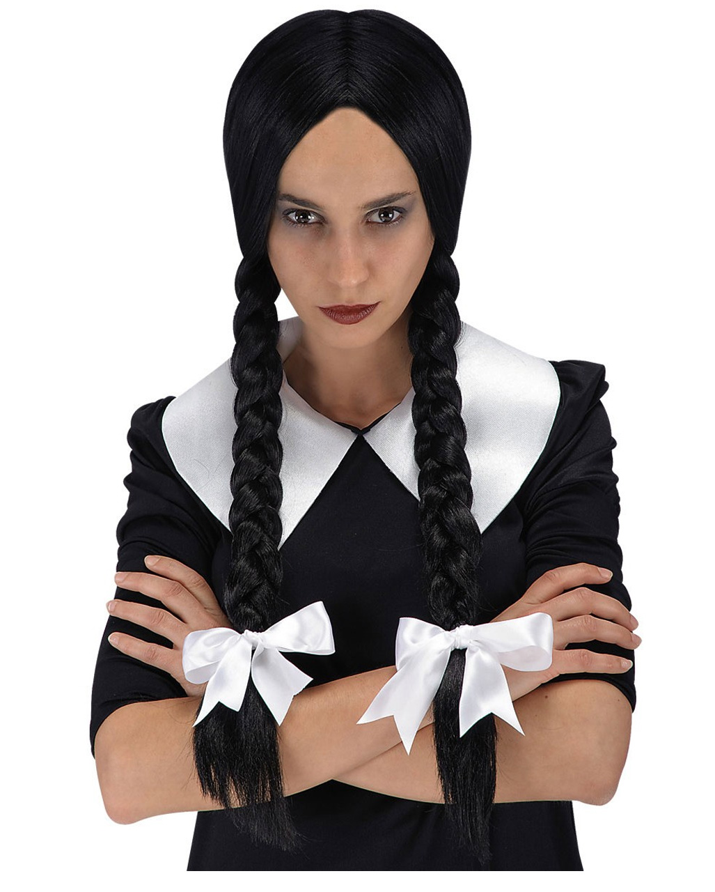 Schoolgirl Plait Wig Black Buy