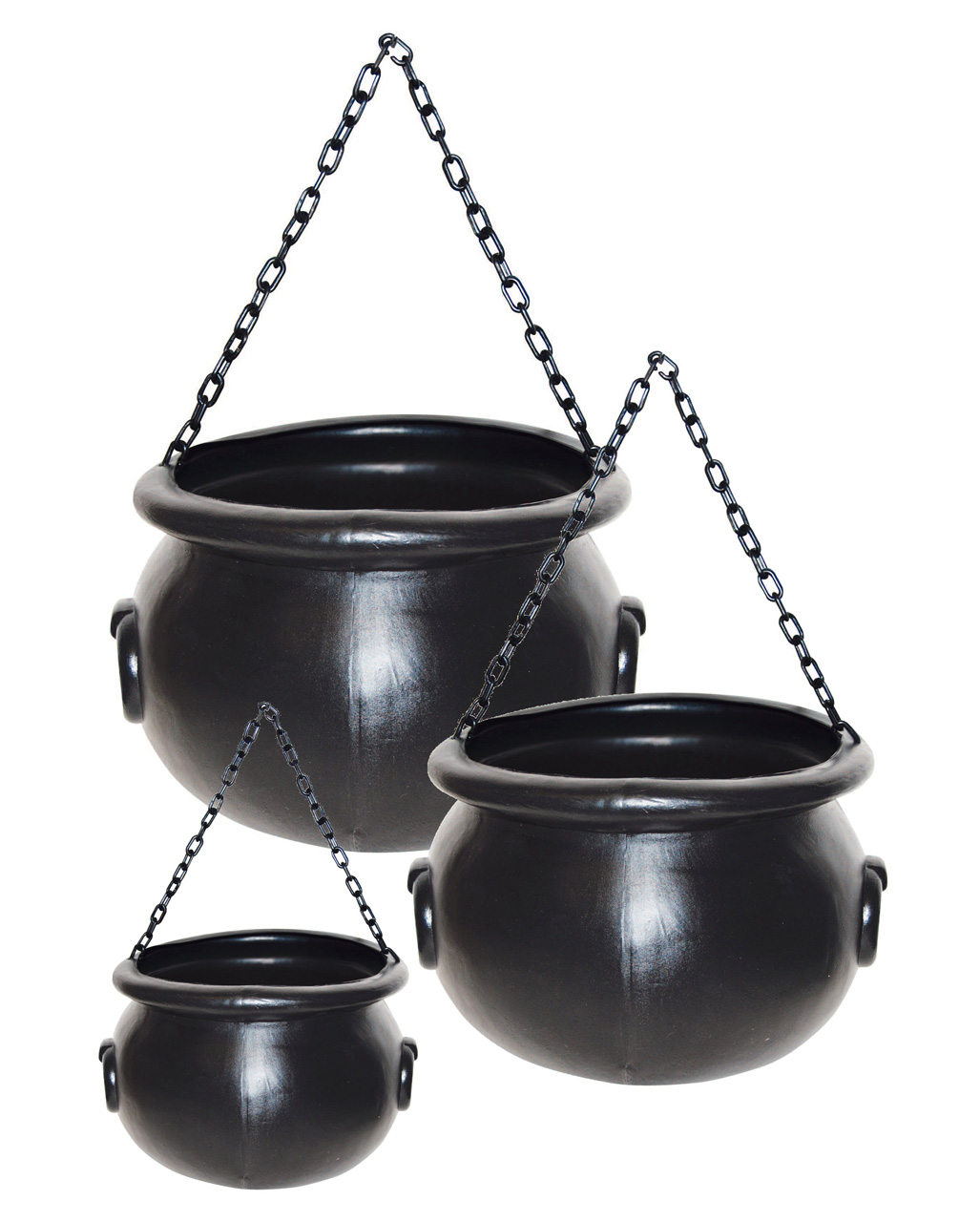 3pcs. Black Witch's Cauldron Set for Halloween