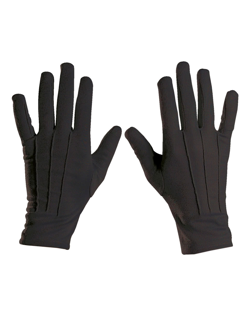Black costume gloves unisex For Halloween