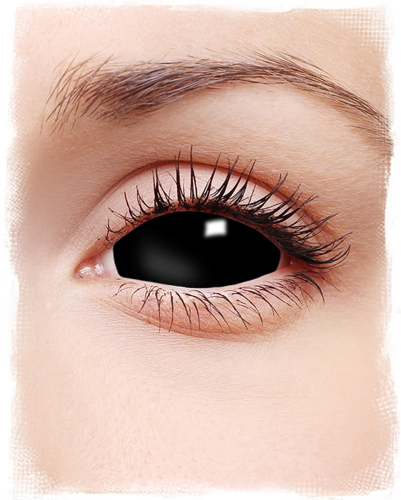 Sclera Contact Lenses Black Fulle Eye Contact Lenses