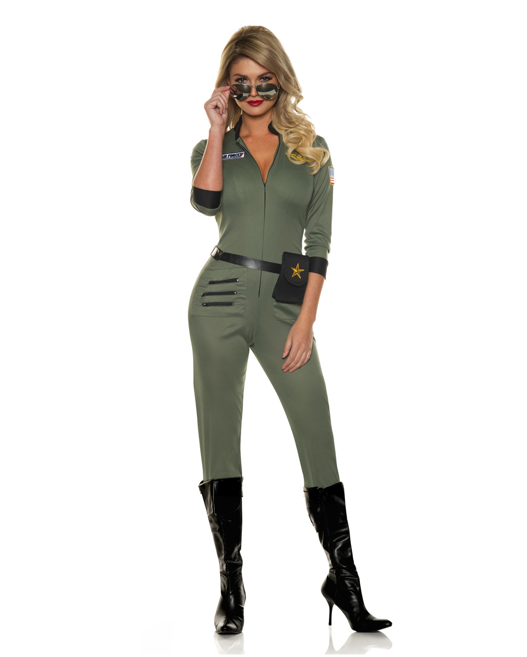 Sexy Air Force Pilot Costume | Buy professional costumes | Horror-Shop.com