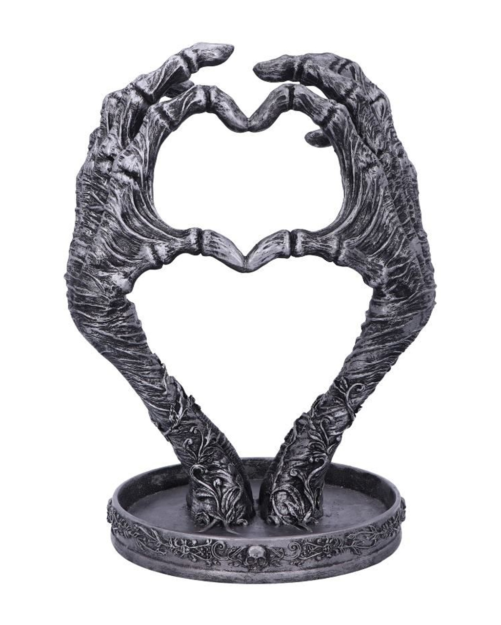 Gothic Valentine Rose Skeleton Hand Jewelry Holder Rings Necklaces and Jewellery Accessories Hand Form Display Holders 
