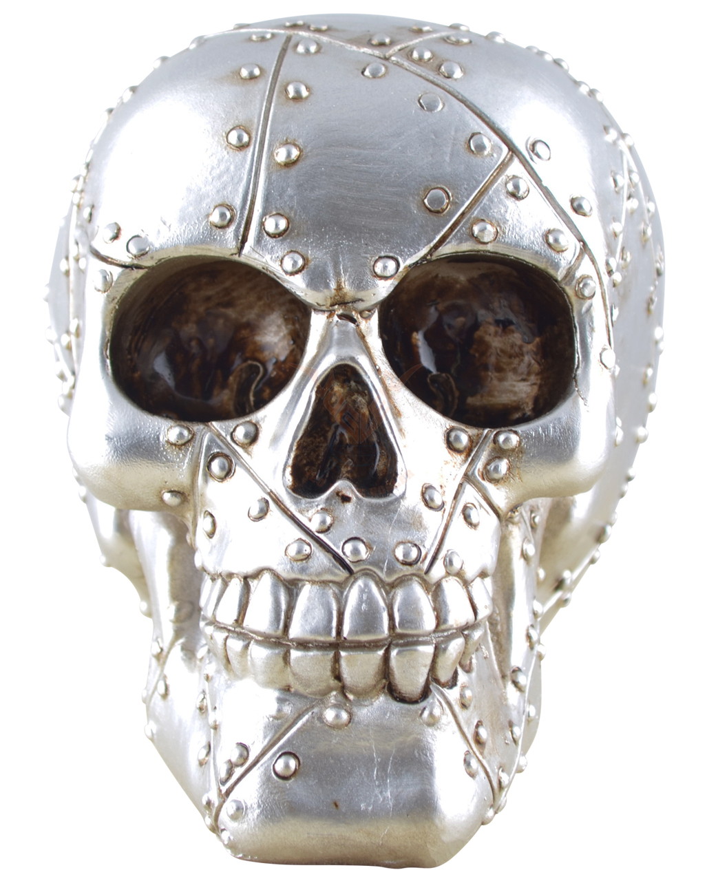 Skull With Steel Plate Look SciFi skull