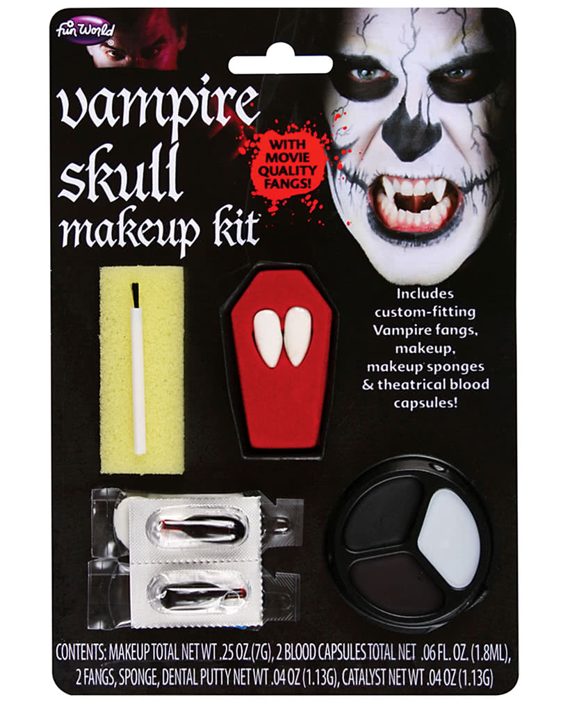 Vampire Skull Makeup Kit | Vampire Makeup Set | horror-shop.com