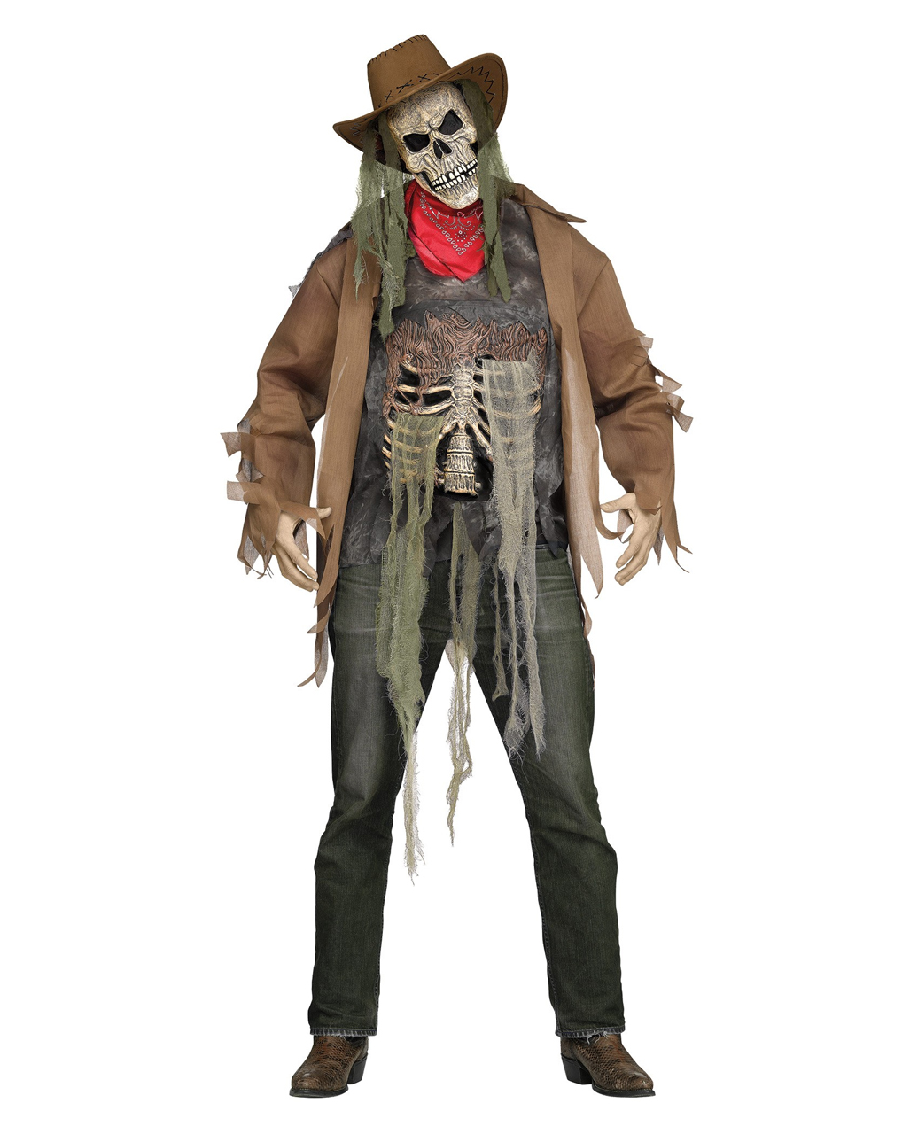 Zombie Cowboy Costume For Halloween Horror Shop Com