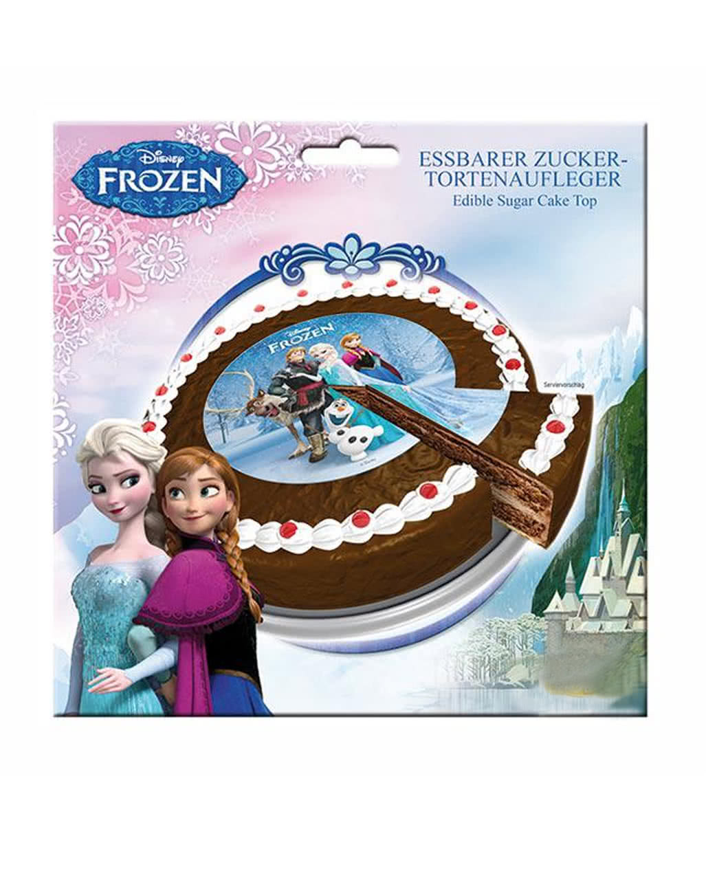 Frozen Elsa Tortenaufleger Tortenbild Geschenk  Geburtstag  20cm Torte Name Zahl