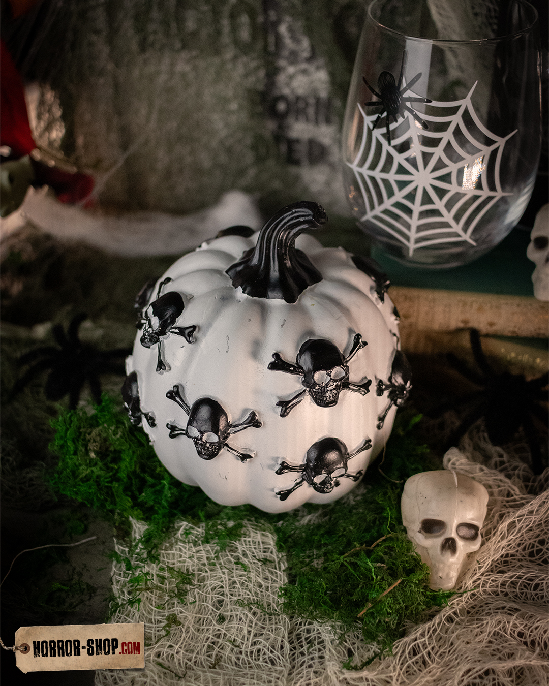 Weißer Teller Mit Blutigem Gehirn - Grusel-Deko Für Halloween & Horror-Partys