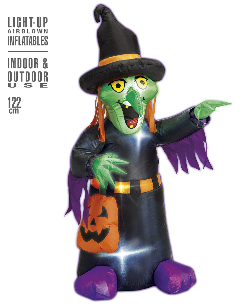Inflatable & Shining Witch 122 Cm ? | horror-shop.com