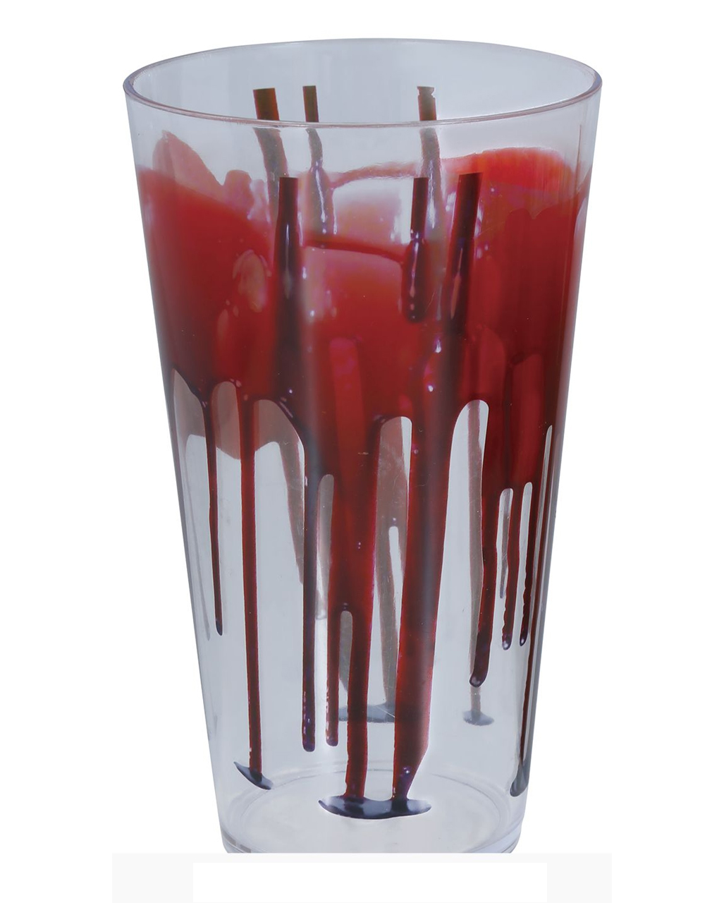 Blutiges Halloween Glas 15cm für Halloweenparties | Horror-Shop.com