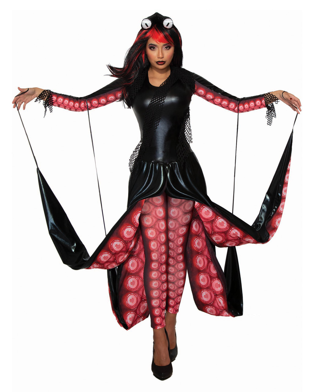 Böse Tintenfisch Königin Kostüm für Halloween