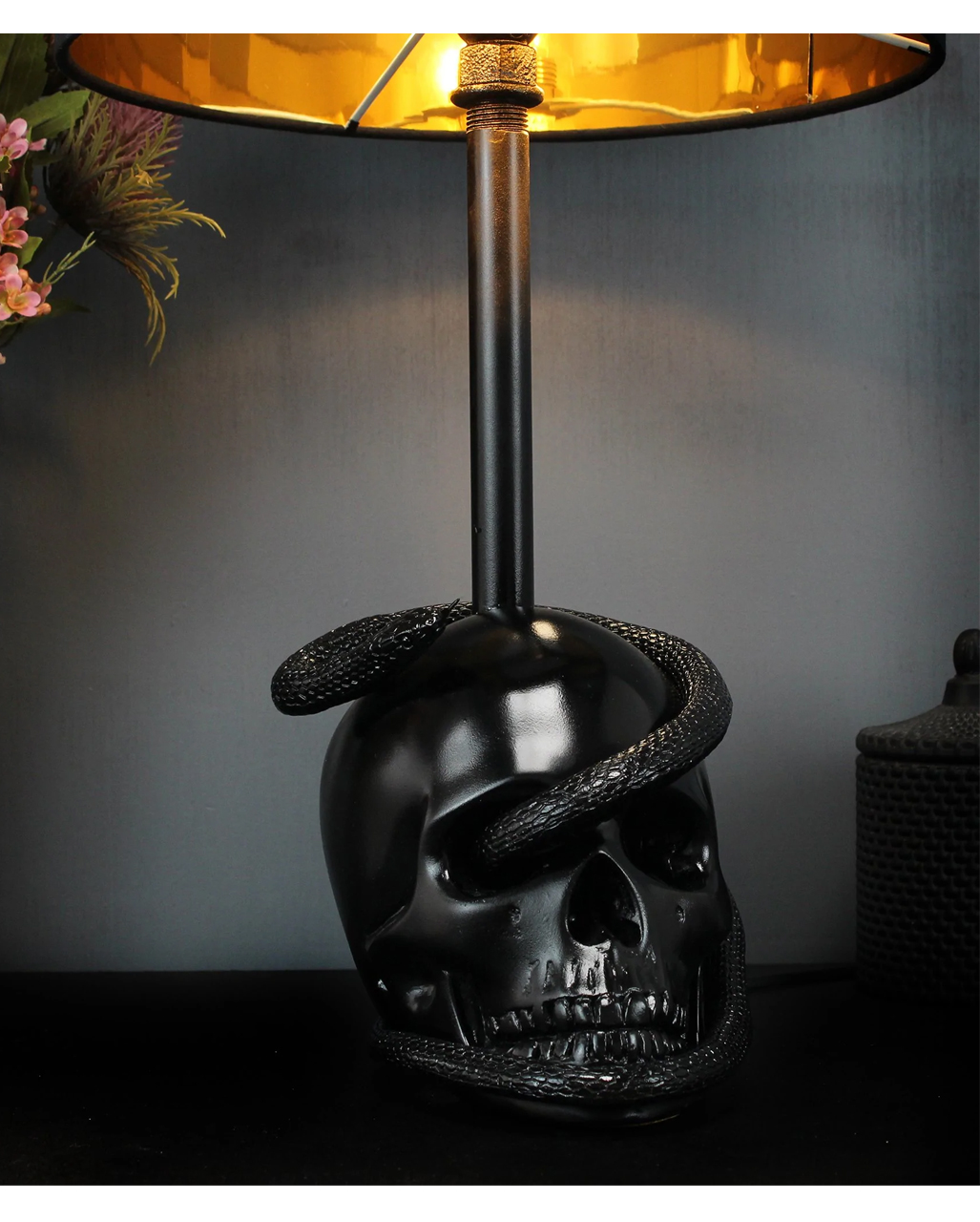 Kreative Totenkopf Lampe Tischlampe Home Horror Schlafzimmer Dekoration