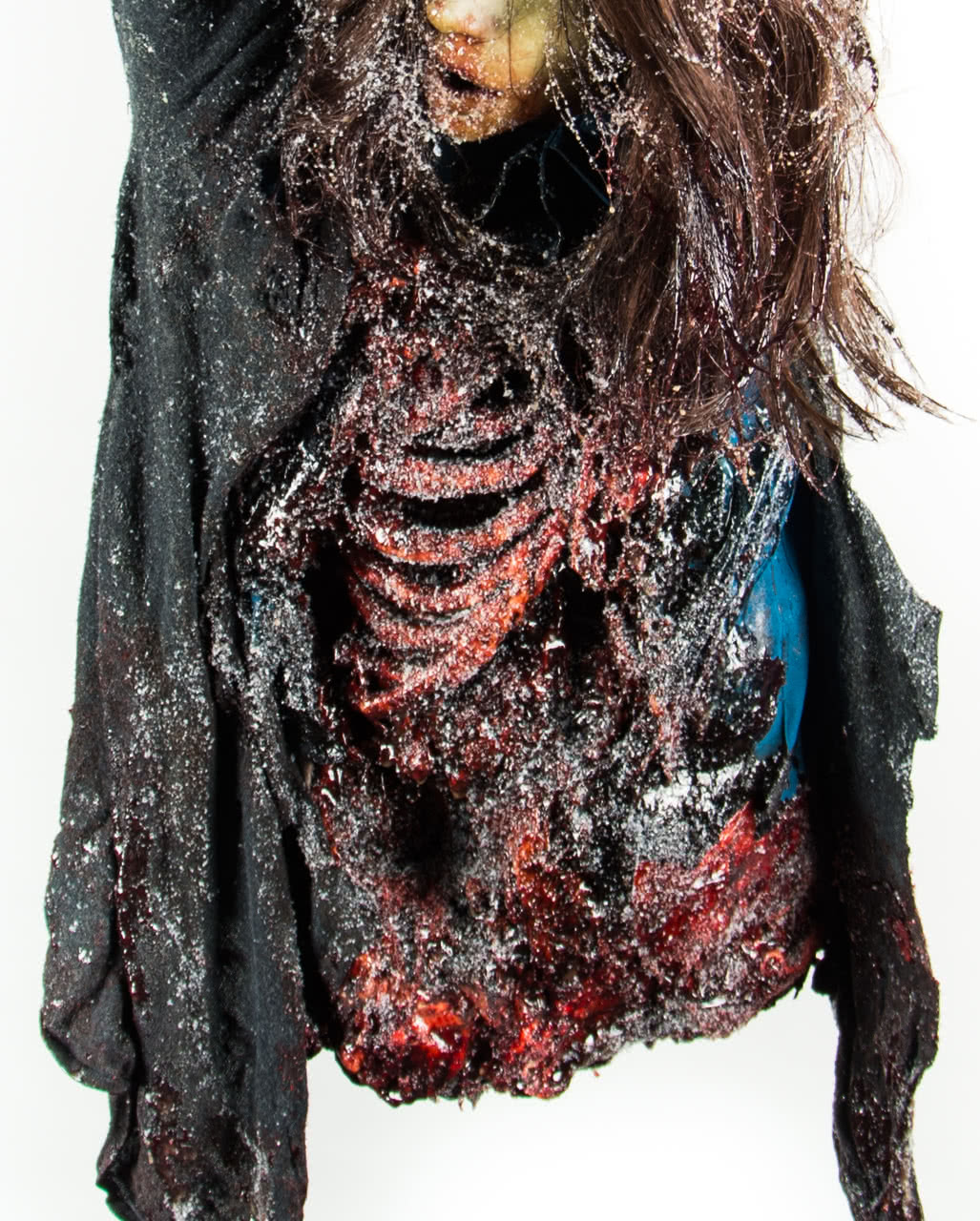 Frozen Ann Halloween Torso Horror movie prop