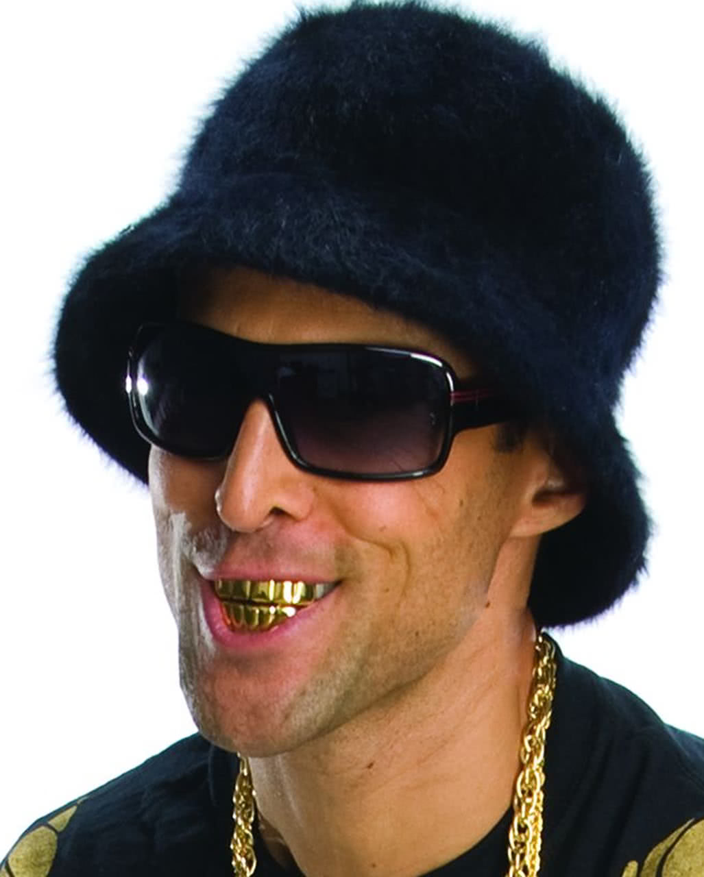 Gold Grillz rapper teeth As a joke