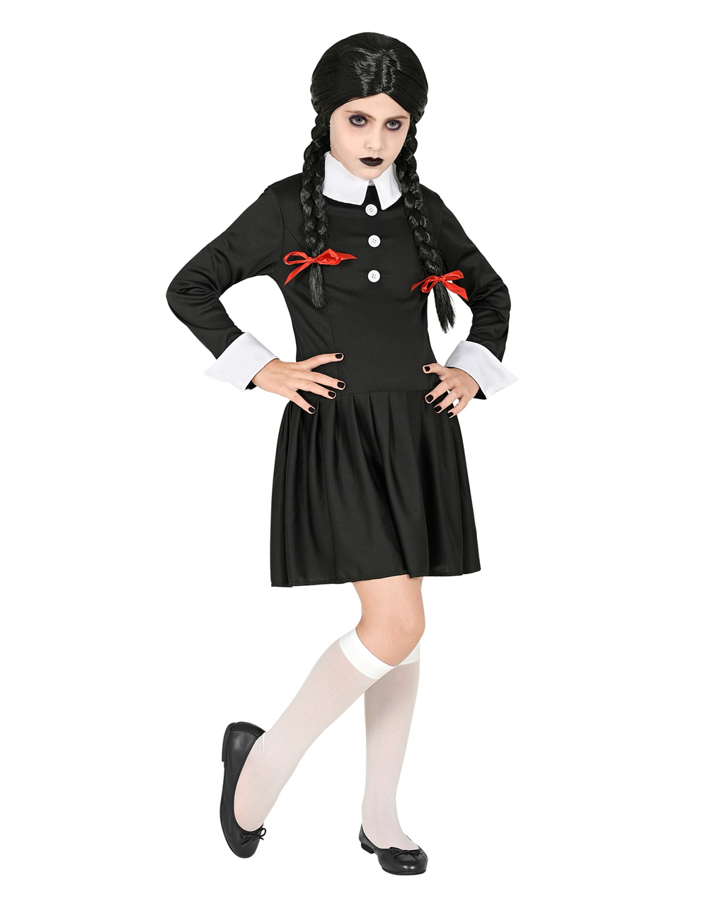 Gothic Family Girl Child Costume Buy for carnival | Horror-Shop.com
