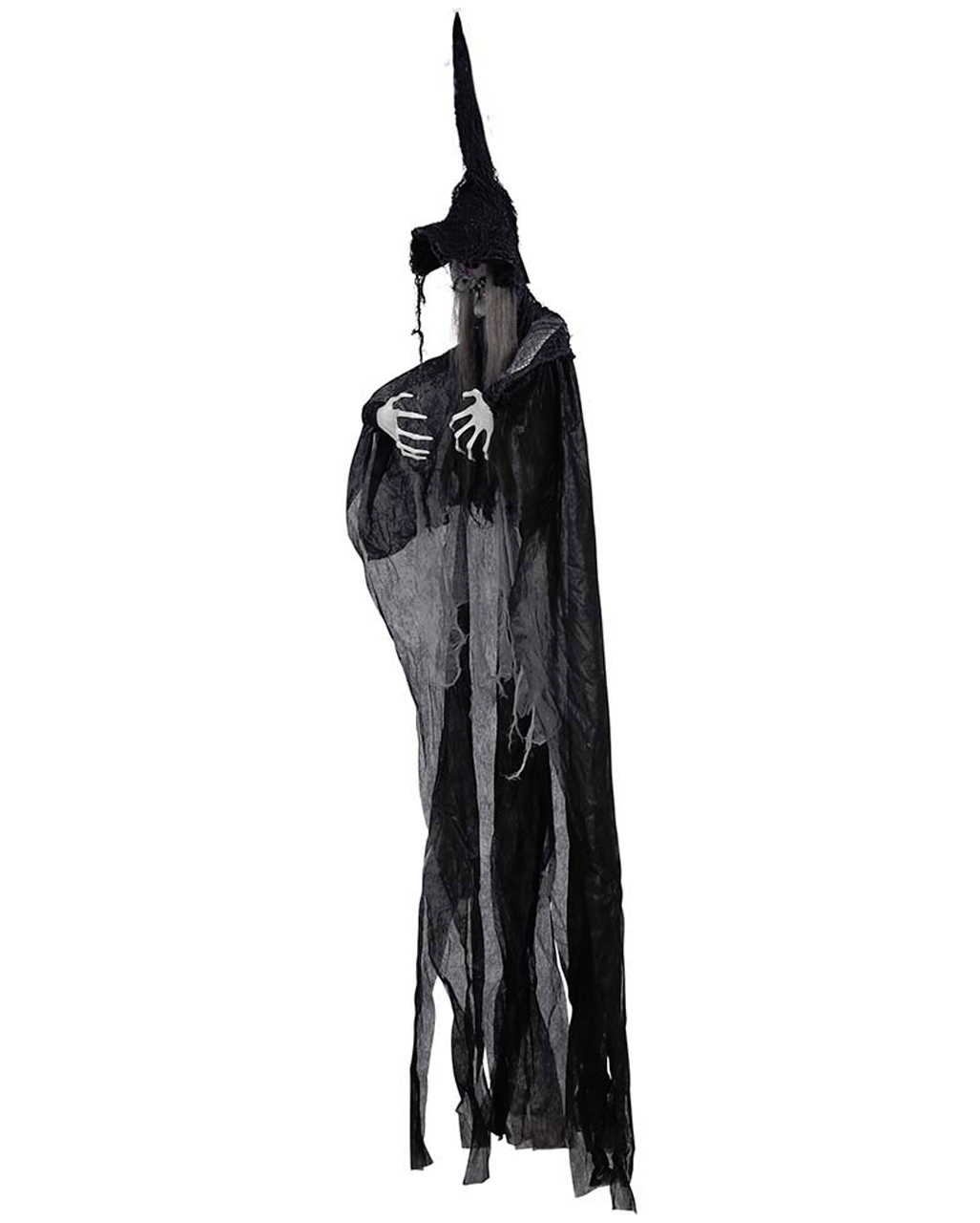 Grey Witch Hanging Figure 180cm | Halloween figure | Horror-Shop.com