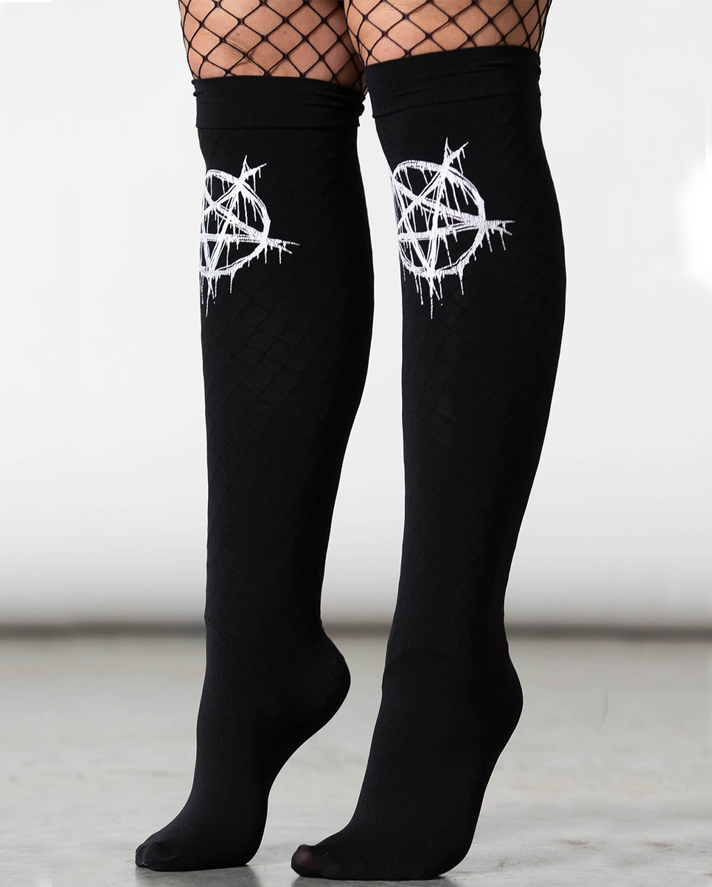 KILLSTAR Penta Blood Knee Socks, Order NOW!