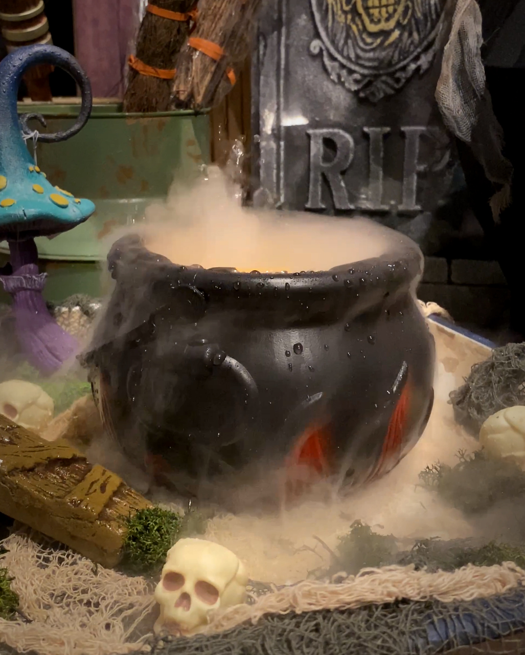 SKOOLOVE Halloween Hexenkessel Dekoration, Durchmes Produktbild-Vorschau 4