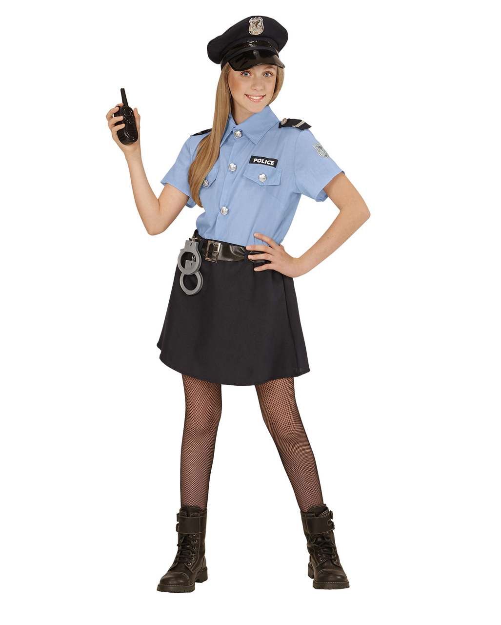 Policewoman Child Costume for children carnival | Horror-Shop.com