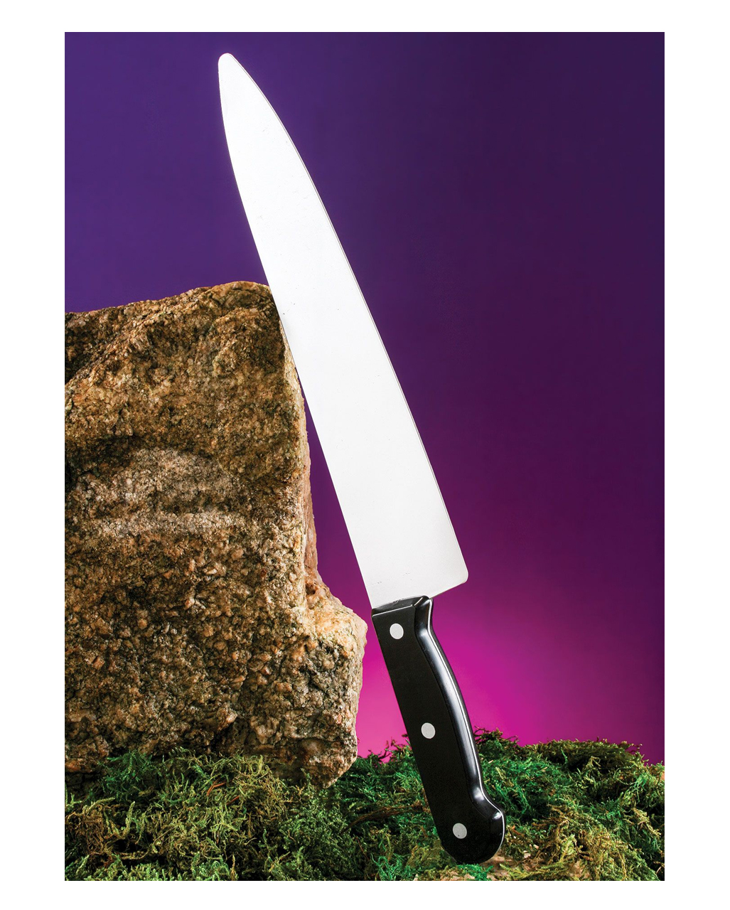 Goktvai Halloween Messer Requisiten Set - 2 Blutige Kunststoff Messer Für Gruselpartys