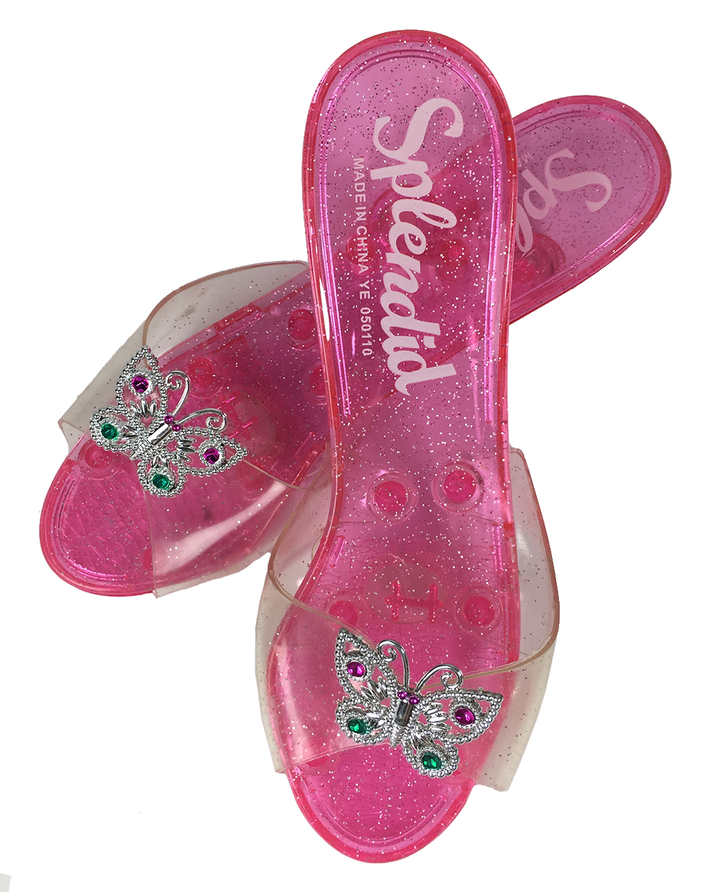 Pink Princess Shoes | Crystal Shoes Pink with Glitter Princess Shoes ...