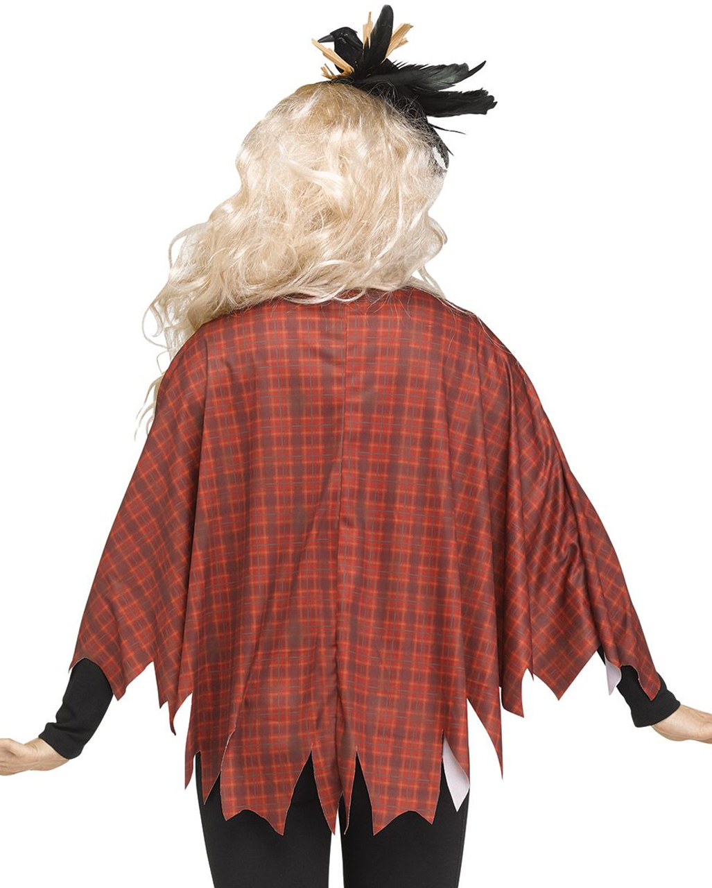 Scary Crow Poncho One Size as a costume cover 🎃 | Horror-Shop.com