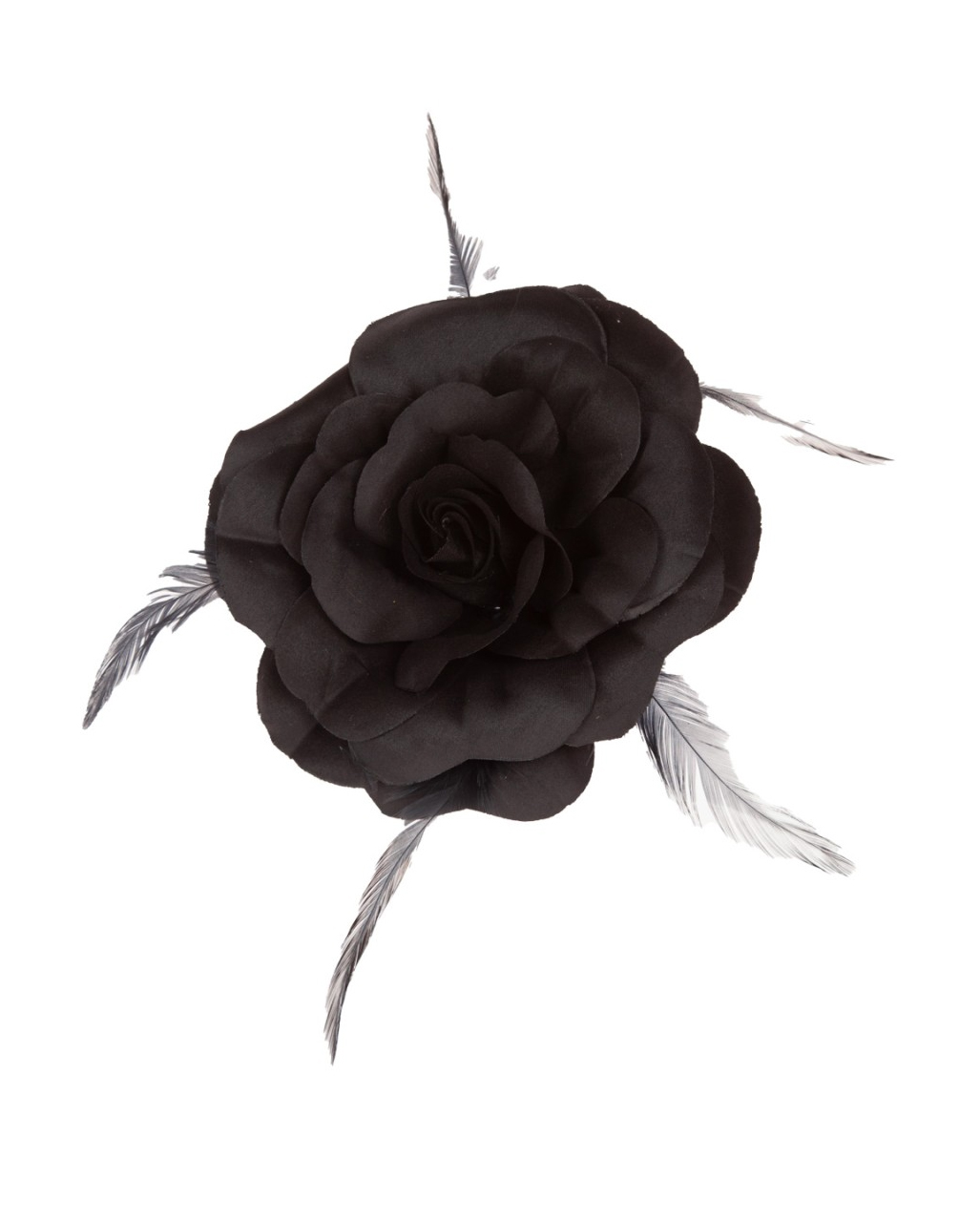 Black Rose Glitter Hair Pins  Black Rose Glitter Hair Clips - Stranded  Treasures